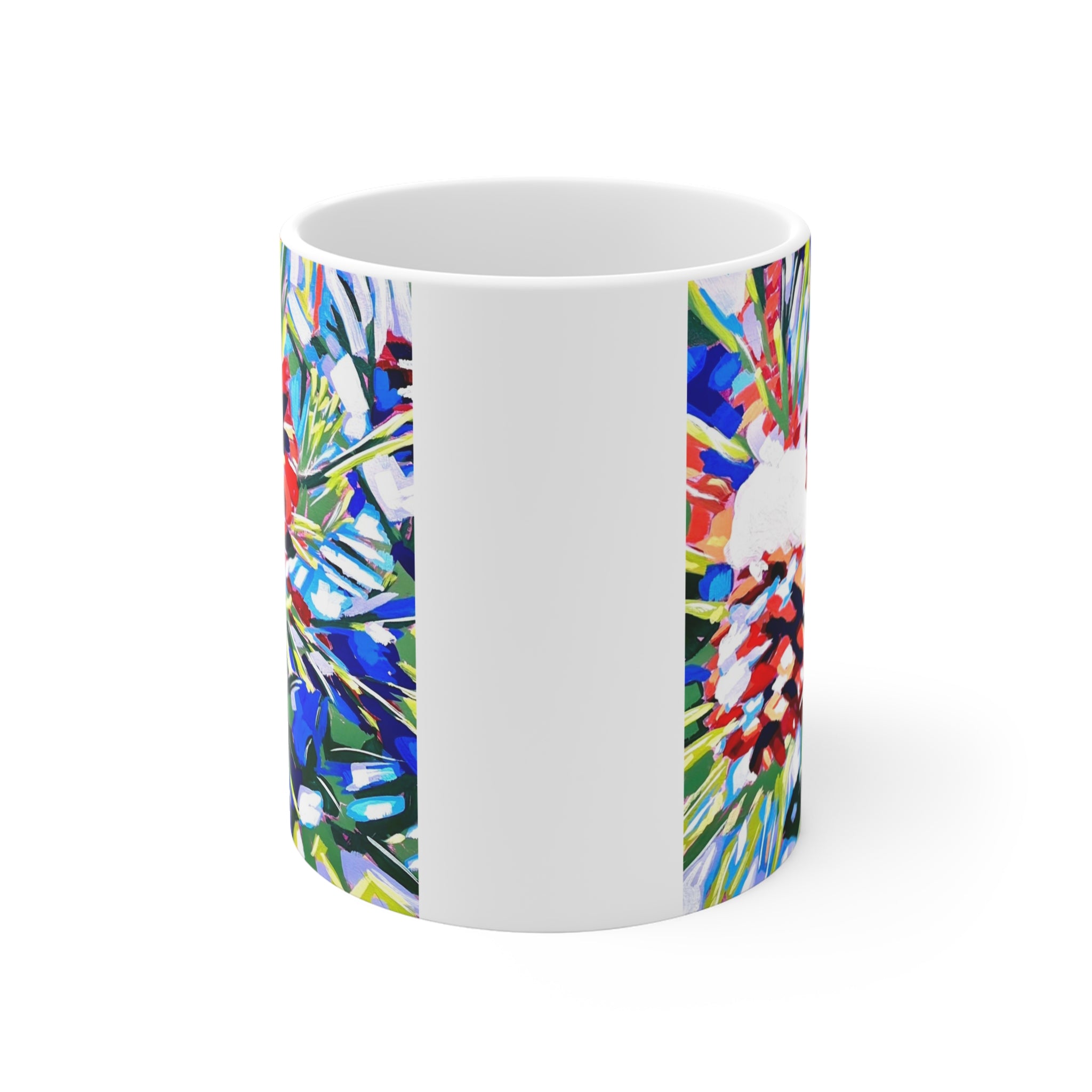 Pinecone Holiday Mug – Colorful Festive Pinecone Coffee Cup (11oz)