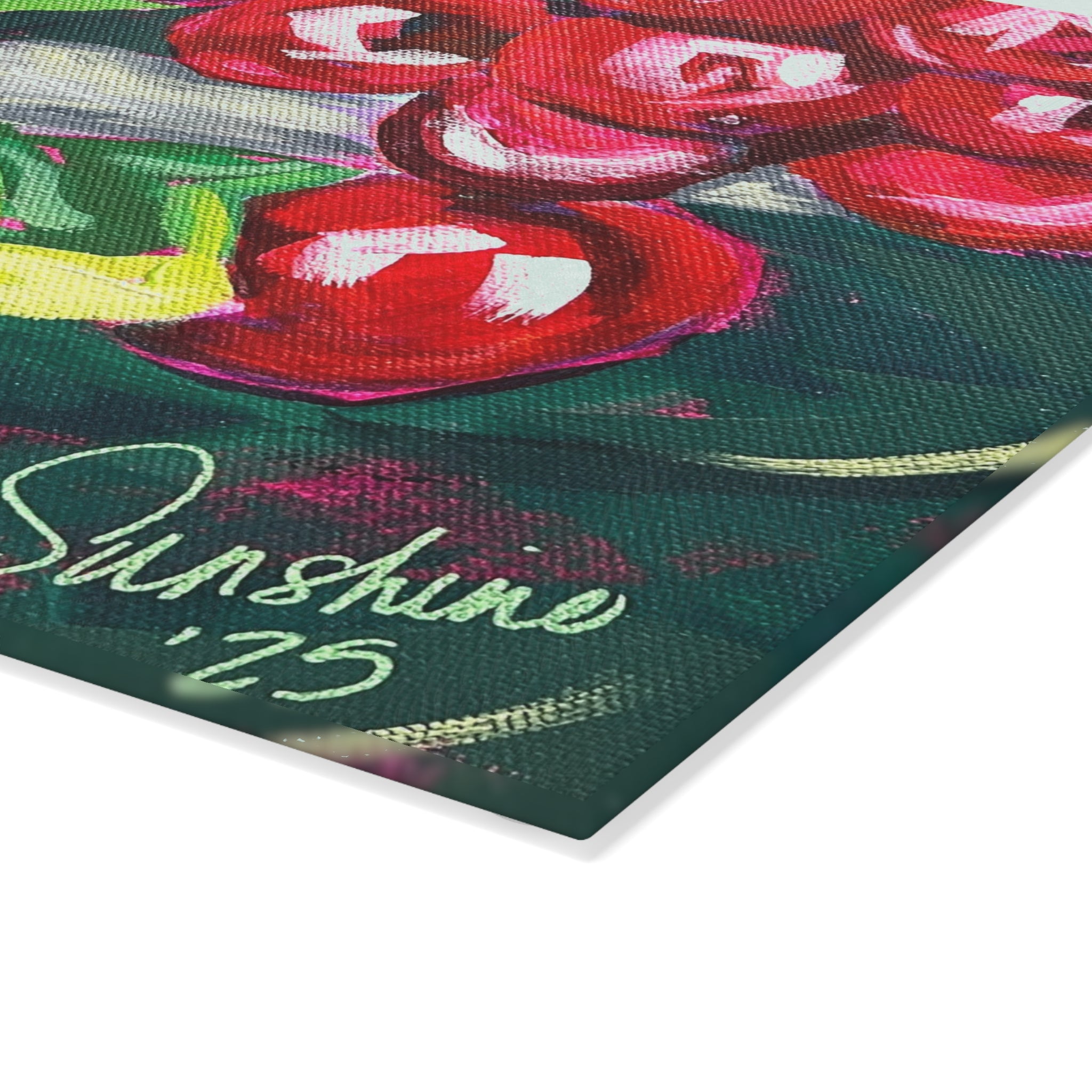 Holiday Berry Glass Cutting Board | Fruit Kitchen Decor, Holiday Kitchen Decor