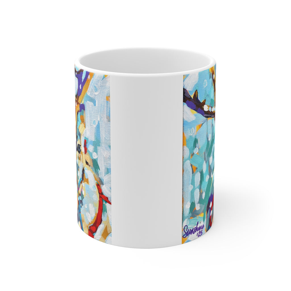 Reindeer Mug | Winter Woodland Illustration