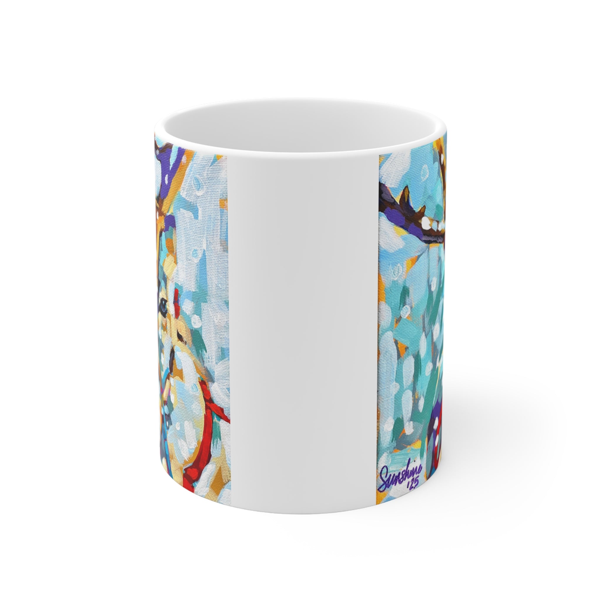 Reindeer Mug | Winter Woodland Illustration